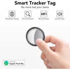Air Tracker Tags 2025 MFi Apple - Localisateur Bluetooth Clés
