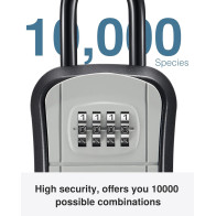 Puroma Portable Combination Lock Box – Secure Wall-Mounted Key Safe