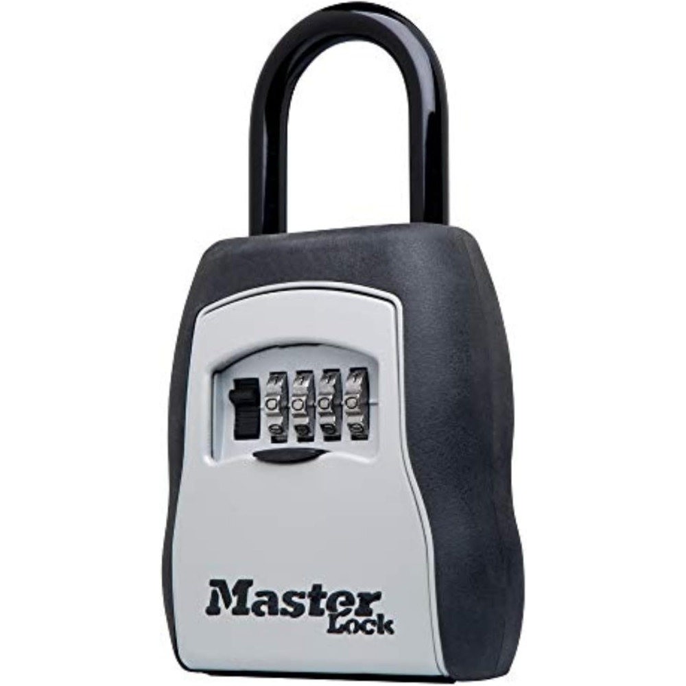 Master Lock 5400EC Outdoor Key Lock Box - Portable, Resettable Code