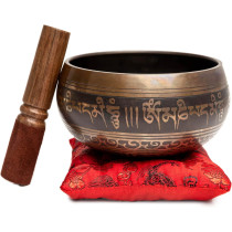 Authentic Handmade Tibetan Singing Bowl Set – Meditation & Yoga Decor