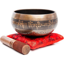 Authentic Handmade Tibetan Singing Bowl Set – Meditation & Yoga Decor
