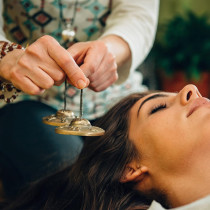 Boao Tibetan Tingsha Cymbals 6.3cm Meditation Chime Bells with Bag