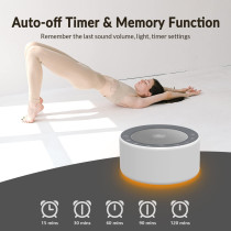 Kipcush Tibetan Meditation Bowl Sound Machine - 7 Singing Bowls & Timer