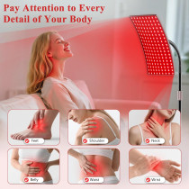 Red Light Therapy Panel 660nm & 850nm Infrared LED – Ideal Gift for Her