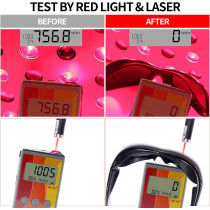 FreeMascot Red Light Therapy & Laser Safety Glasses for Eye Protection