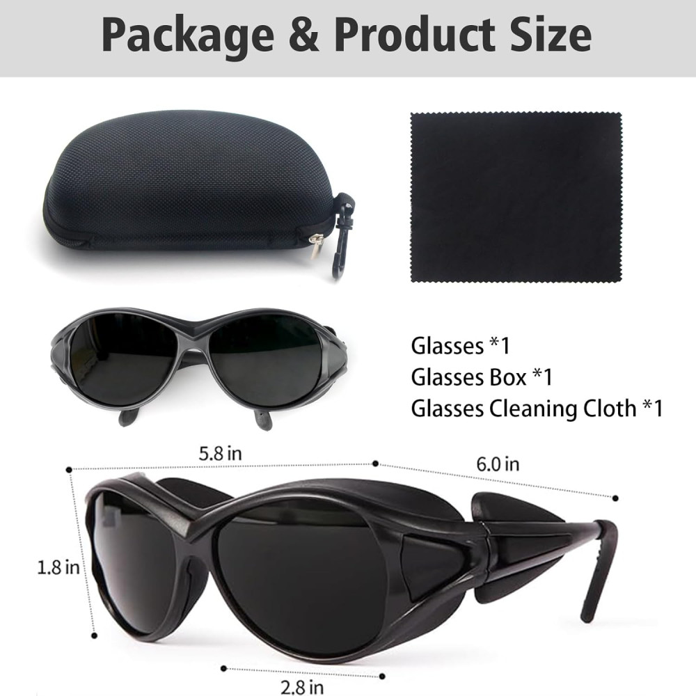 Professional Red Light & IPL Therapy Glasses | Eye Protection 200-2000nm