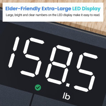 Etekcity Digital Bathroom Scale – Accurate to 0.05lb, LED Display, 400 lbs