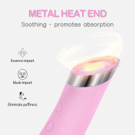 PRITECH Rechargeable Silicone Facial Cleansing Brush with Heat Massage