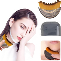 Lymphatic Drainage Massager & Contour Face Brush for Double Chin Reduction