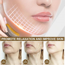 Lymphatic Drainage Massager & Contour Face Brush for Double Chin Reduction