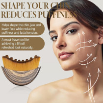 Lymphatic Drainage Massager & Contour Face Brush for Double Chin Reduction