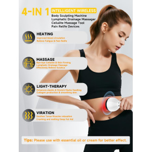 Appareil Massage Drainage Lymphatique Anti-Cellulite 4 en 1