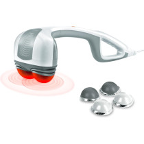 Homedics Heated Back Massager with Dual Heads & Interchangeable Nodes