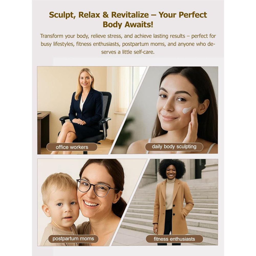 Lymphatic Drainage Massager & Anti-Cellulite Tool for Body Sculpting