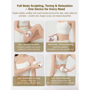 Lymphatic Drainage Massager & Anti-Cellulite Tool for Body Sculpting