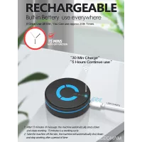 Tens Black Unit avec 2 électrodes, Appareil de massage EMS microcourant, stimulateur musculaire multifonction