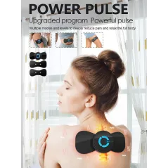 Tens Black Unit 2 Pads - Massager EMS Mini Multi-Fonctions