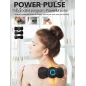 Tens Black Unit avec 2 électrodes, Appareil de massage EMS microcourant, stimulateur musculaire multifonction