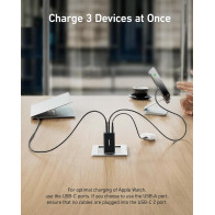 Anker Nano II 65W USB-C Charger 3-Port PPS Fast Compact Wall Charger