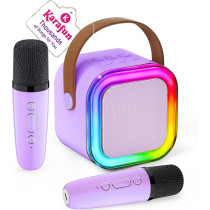 Mini Karaoke Machine for Kids – Top 2025 Gift with 2 Wireless Mics