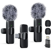 Microphone Sans Fil Professionnel Lavalier pour iPhone & iPad