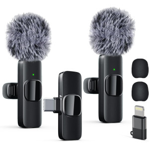 Wireless Lavalier Microphone for iPhone & iPad – Interview, Podcast, Vlog