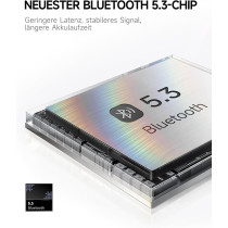 Casque Bluetooth Picun B8, 120H, 3 Modes EQ, Sans Fil Noir