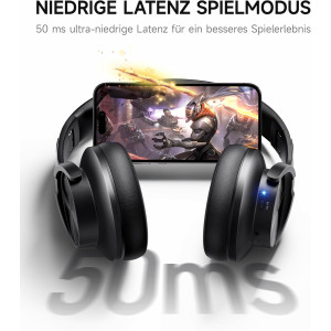 Casque Bluetooth Picun B8, 120H, 3 Modes EQ, Sans Fil Noir