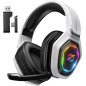 Ozeino 2.4GHz Wireless Gaming Headset for PC, PS5, PS4 with USB & Type-C, Flip Mic, 40-Hr Battery