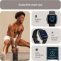 Fitbit Versa 4 Smartwatch with GPS, Heart Rate, 40+ Exercises, Sleep Tracking, Black/Graphite, S & L Bands