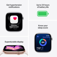 Apple Watch Series 11 GPS 42mm Rose Gold with Light Blush Band – Fitness & Health Tracker