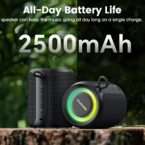 Bluetooth Wireless Speaker IP67 Waterproof 15W Stereo, 2500mAh Battery