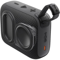 JBL Go 4 Black: Portable Waterproof Bluetooth Speaker with Punchy Bass