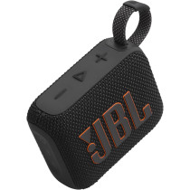 JBL Go 4 Black: Portable Waterproof Bluetooth Speaker with Punchy Bass