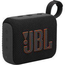 JBL Go 4 Black: Portable Waterproof Bluetooth Speaker with Punchy Bass