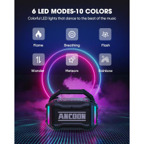 80W Bluetooth Wireless Speaker with Bass, 20H Playtime & IPX6 Waterproof