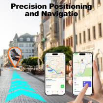 Apple MFi Wallet Tracker Card with Find My, GPS, Bluetooth, IP68 Waterproof