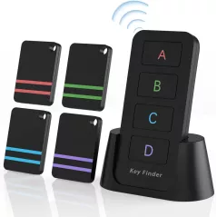 Pack 4 Localisateurs Clés Bluetooth 120ft - Trouvez Vos Objets