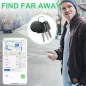 Pack de 4 Trackers Bluetooth pour Clés et Objets - Localisateur Intelligent Noir compatible iOS