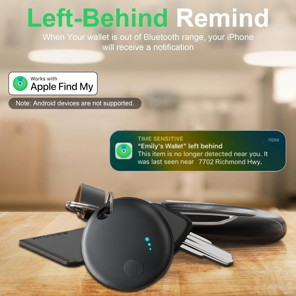 Pack 4 Tracker Bluetooth Smart Tag Localisateur pour Clés