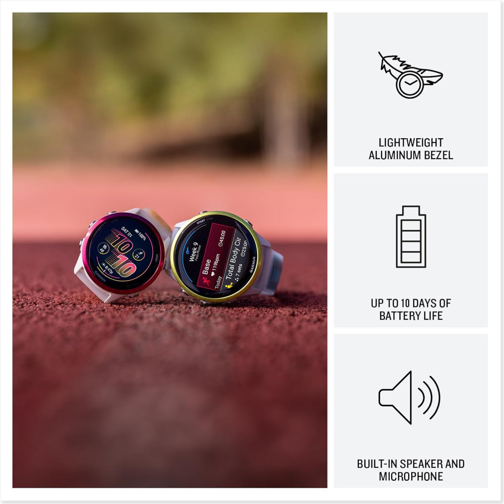 Garmin Forerunner 570 42mm GPS Triathlon Montre AMOLED