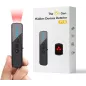 Détecteur Caméra Cachée Amélioré - Anti-Écoute IA, Traceur GPS & Scanner RF Portable Noir