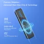 Détecteur Caméra Cachée Amélioré - Anti-Écoute IA, Traceur GPS & Scanner RF Portable Noir