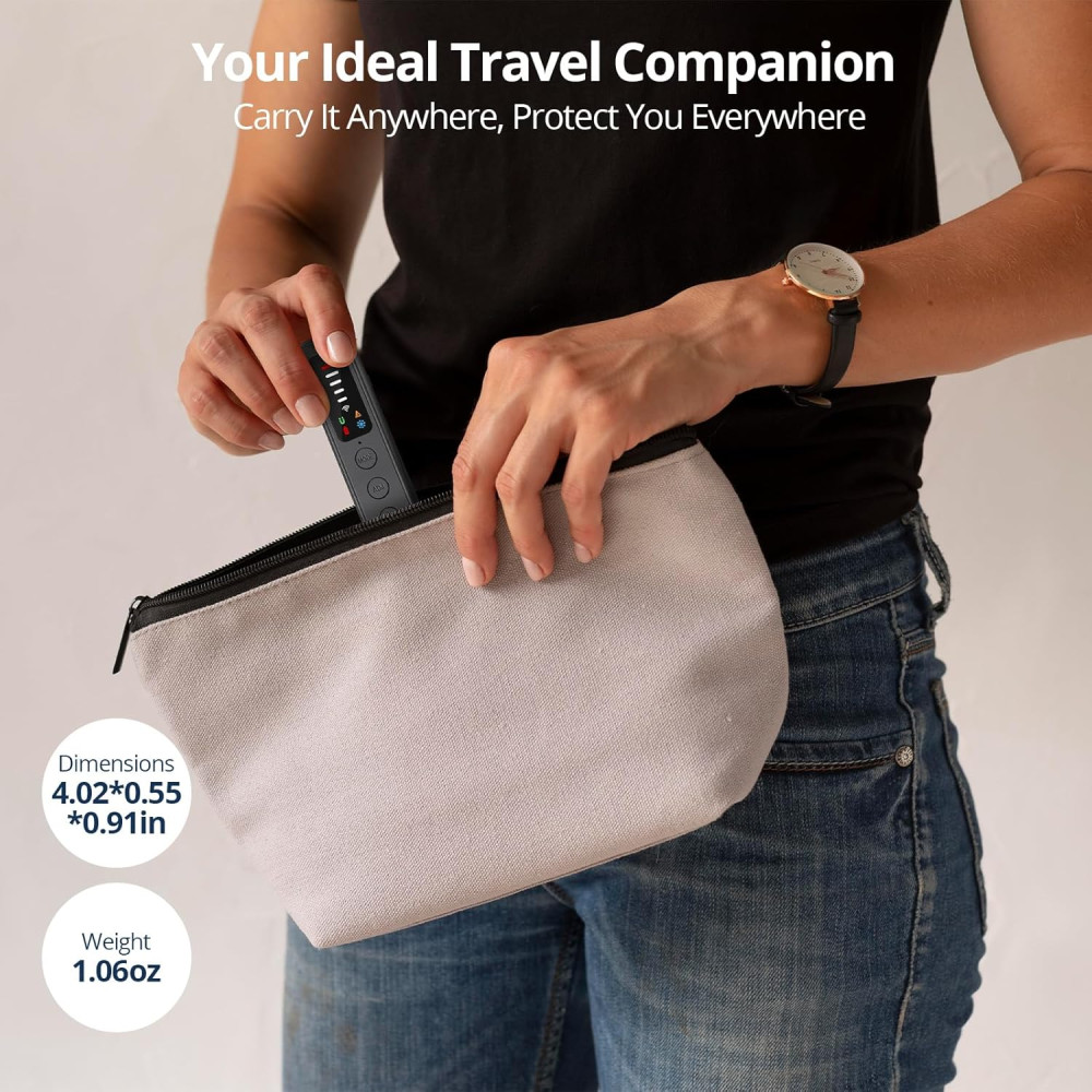 Détecteur Caméra Cachée AI - Scanner RF Portable 5 Niveaux