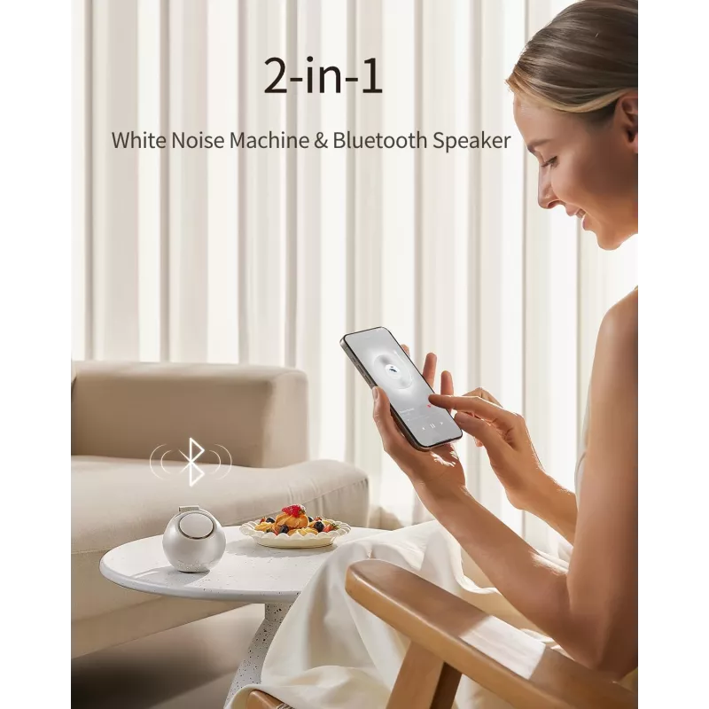 Machine à Sons Portable 2025 avec Détection AI et Bluetooth
