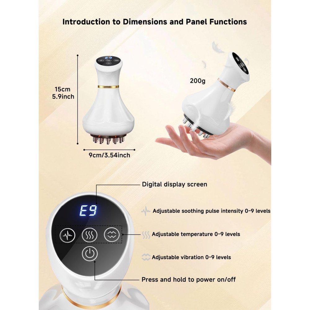 Body Sculpting & Lymphatic Drainage Massager for Cellulite & Pain Relief