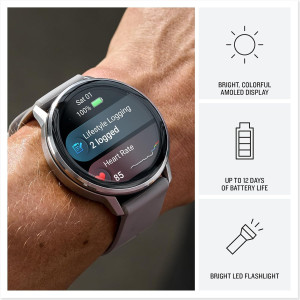 Garmin Venu 4 45mm - Montre GPS Santé & Fitness, Batterie 12j