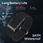 Health Smart Bracelet - Fitness Tracker with SpO2, Heart Rate, BP, Sleep & Stress Monitoring, IP68 Waterproof, 120 Sports Mo