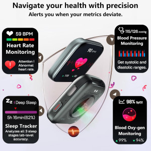 MorePro Tracker Santé 24/7 : Coeur, Pression, Sommeil & Sport
