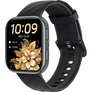 MorePro Smart Fitness Tracker: 24/7 Heart Rate, BP, Sleep & Call Features